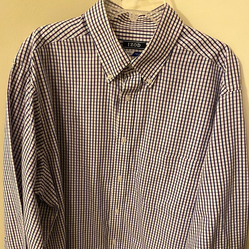 Mens Izod Dress Shirt Size Medium